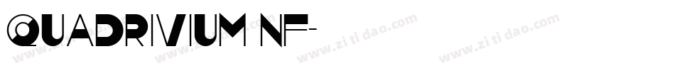 Quadrivium NF字体转换